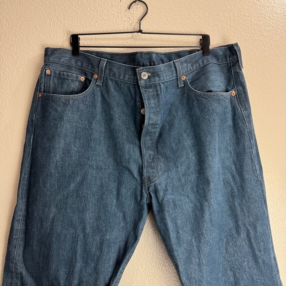 Levis 501 Vintage Denim Jeans Size 42X34 - Picture 3 of 11